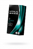 Презервативы Vitalis, premium, comfort plus, анатомичные, 18 см, 5,3 см, 12 шт. фото 1