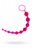 Анальная цепочка TOYFA, PVC, розовый, 30 см